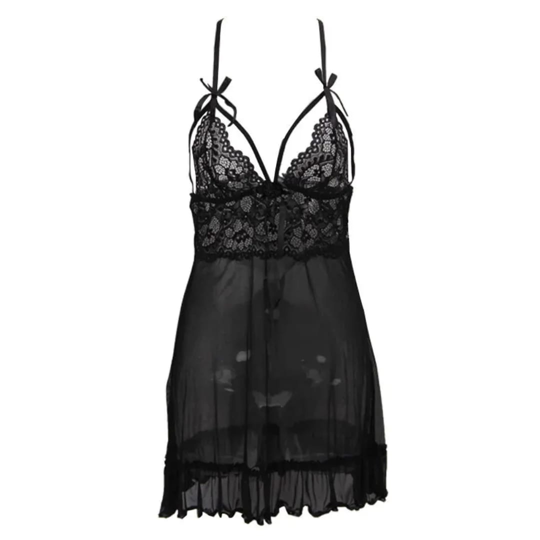Nocturne Ruffled Mesh Slip