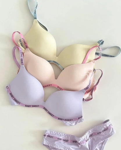 Baby Sweet Satin Lace Lingerie Set