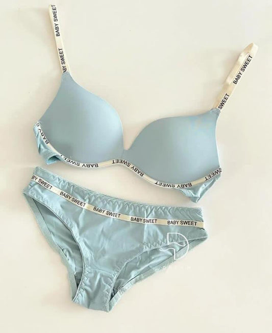 Baby Sweet Satin Lace Lingerie Set
