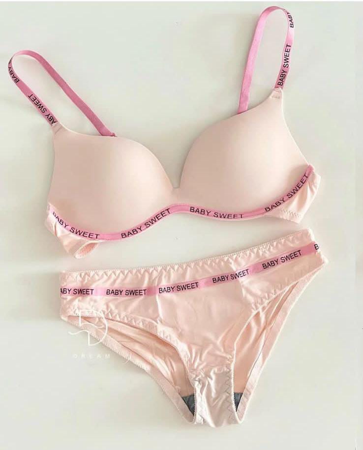 Baby Sweet Satin Lace Lingerie Set