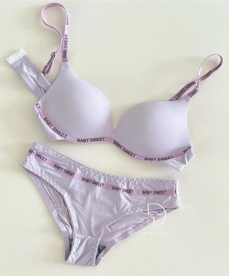 Baby Sweet Satin Lace Lingerie Set