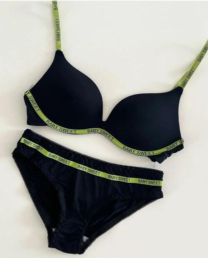 Baby Sweet Satin Lace Lingerie Set