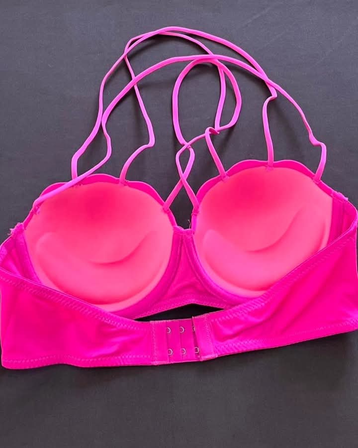 Anticious Petal Design Padded Bikini Bra & Panty Set