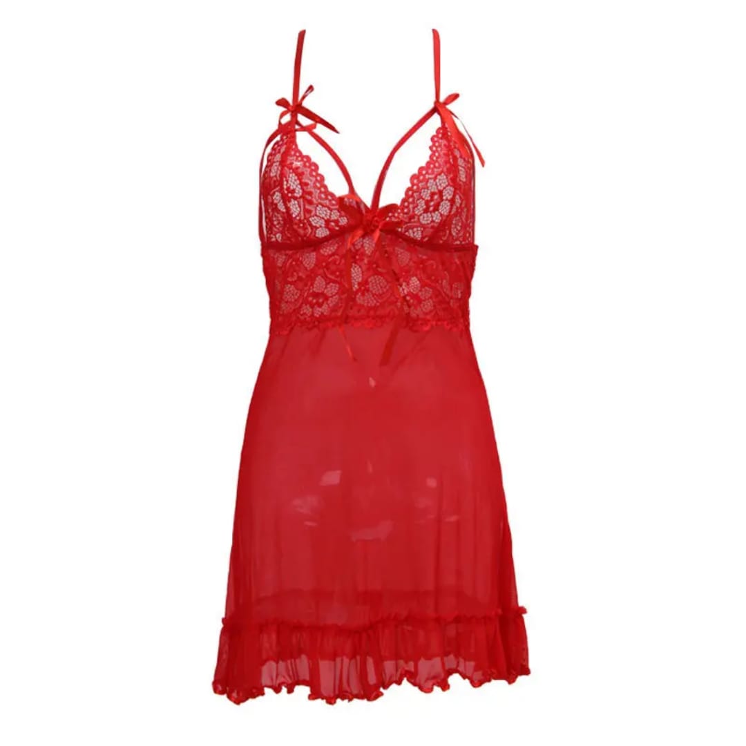 Nocturne Ruffled Mesh Slip