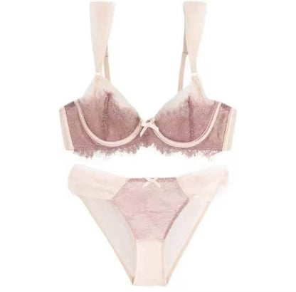 Lace Underwire Bra & Panty Set